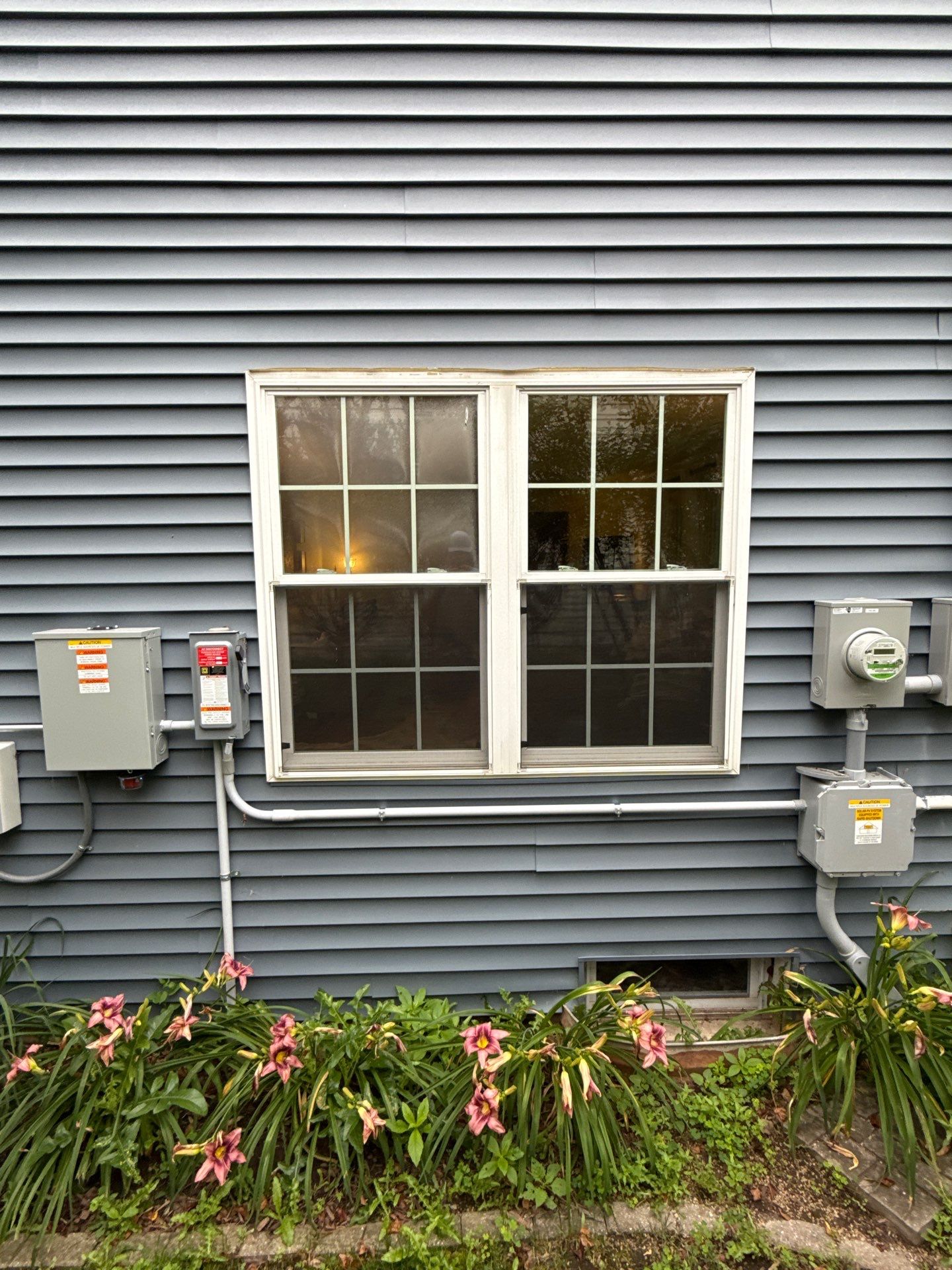 A before shot of a window in Appleton WI