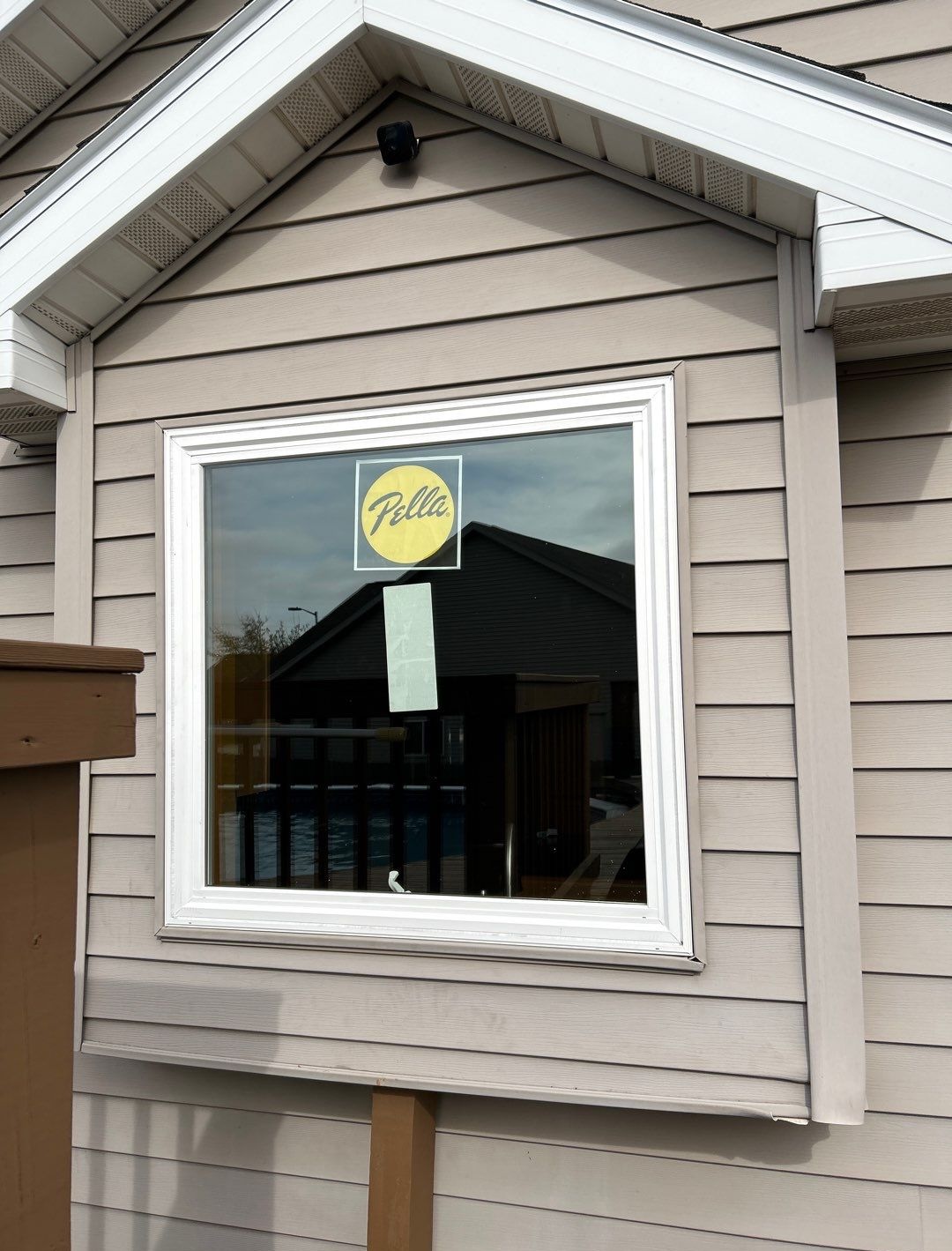 A brand new window for a home in Kaukauna, Wisconsin done by Kindle Windows & Doors.