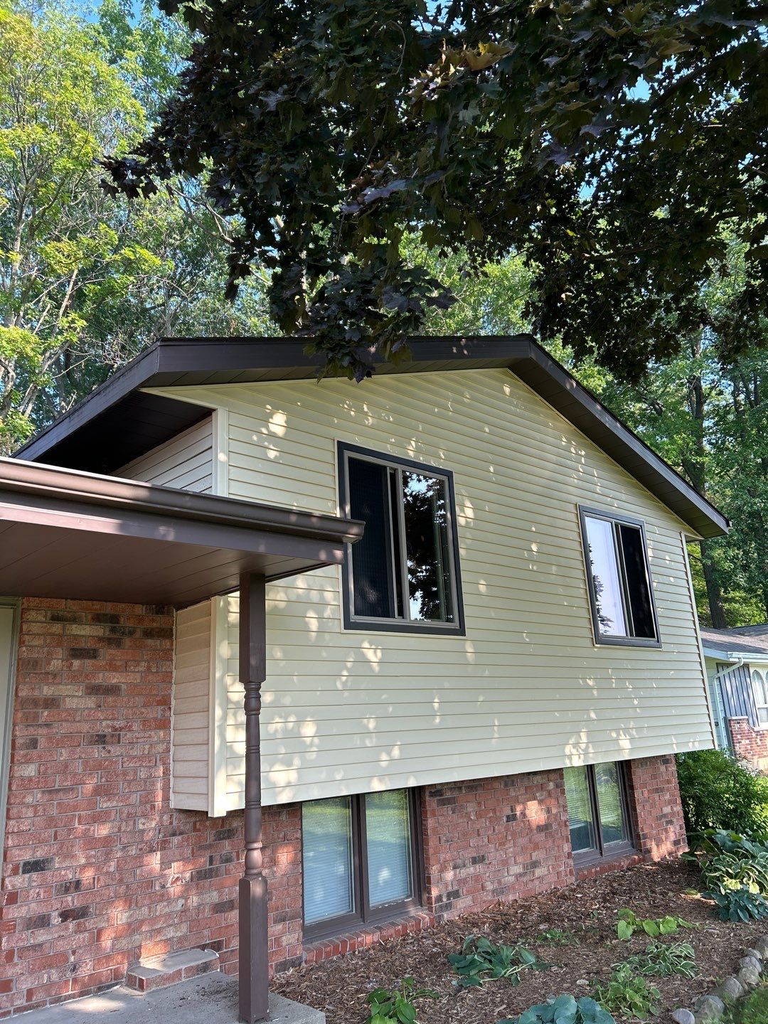Brand new windows for a home in Green Bay, Wisconsin done by Kindle Windows & Doors.