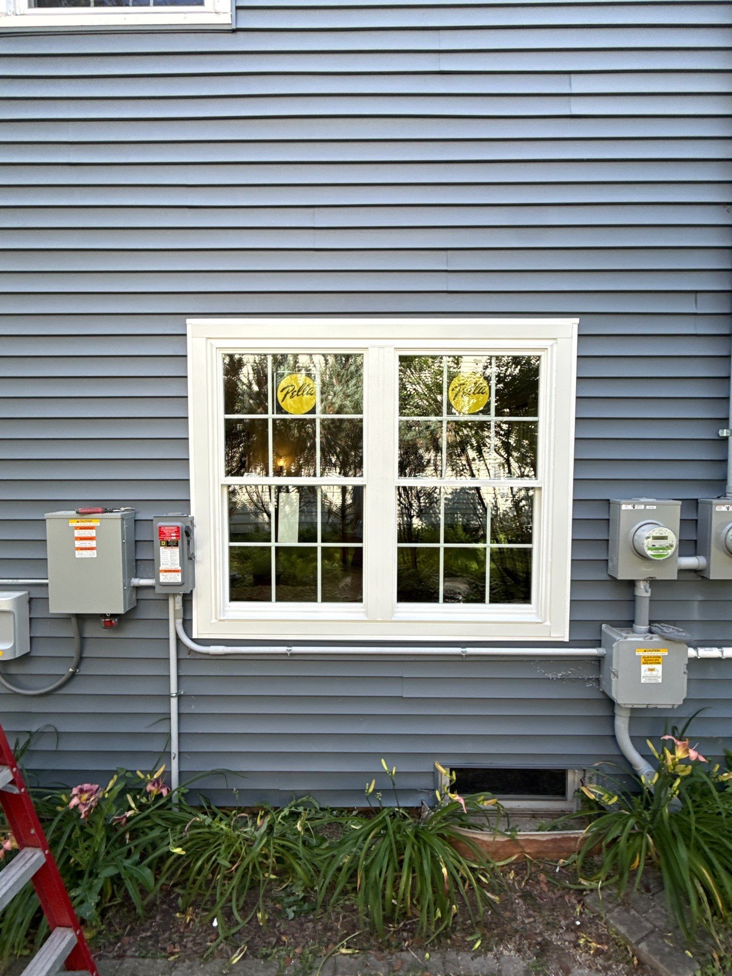 A brand new window for a home in Appleton, Wisconsin done by Kindle Windows & Doors.