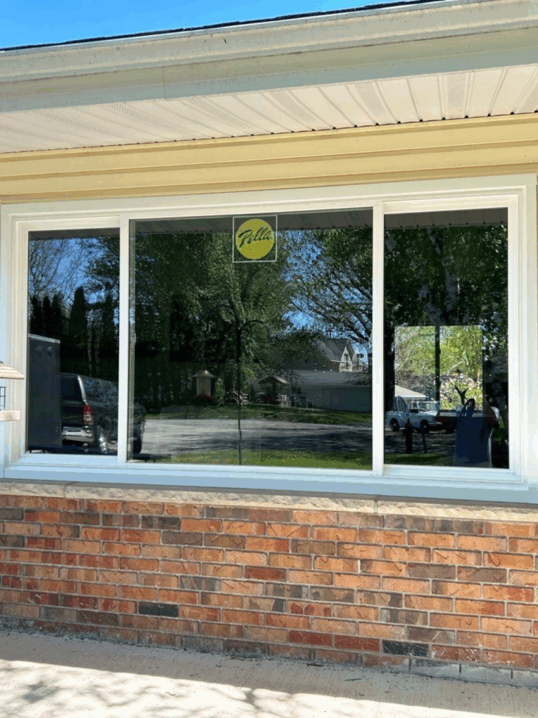 An after shot of a window in Kimberly WI