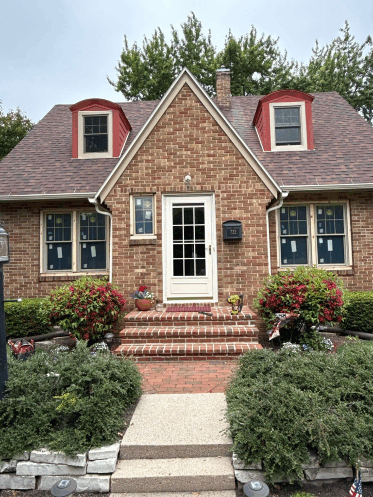 An after shot of a window in Wrightstown, WI
